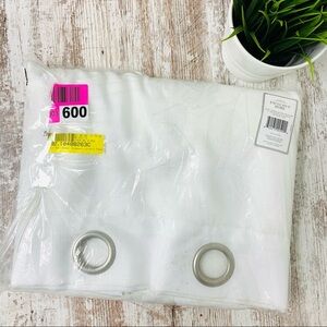 Set of 2 Trent Austin Designs White Curtain Panels 52 x 96 NEW NWT
